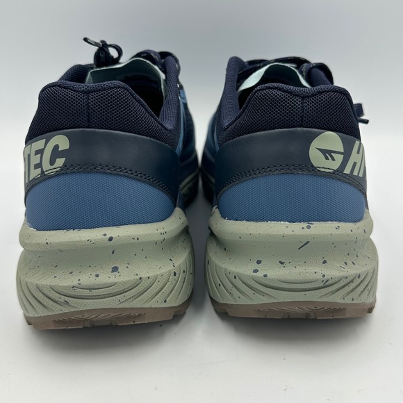 Hi-Tec Trail Running Shoes Mens 12 Blue Black Seagrass NIB Hiking Waterproof main image 6